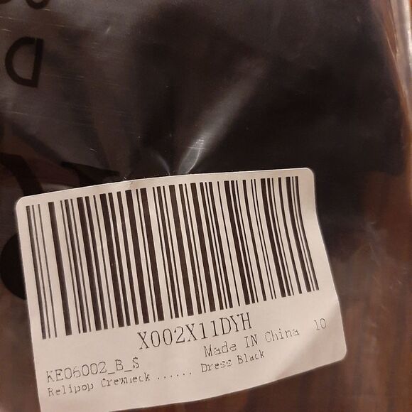 New Small Relipop Black Ruched Mini Dress Little Black Dress - Picture 7 of 7